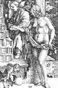 Albrecht Durer The Temptation of the Idler; or The Dream of the Doctor oil painting reproduction